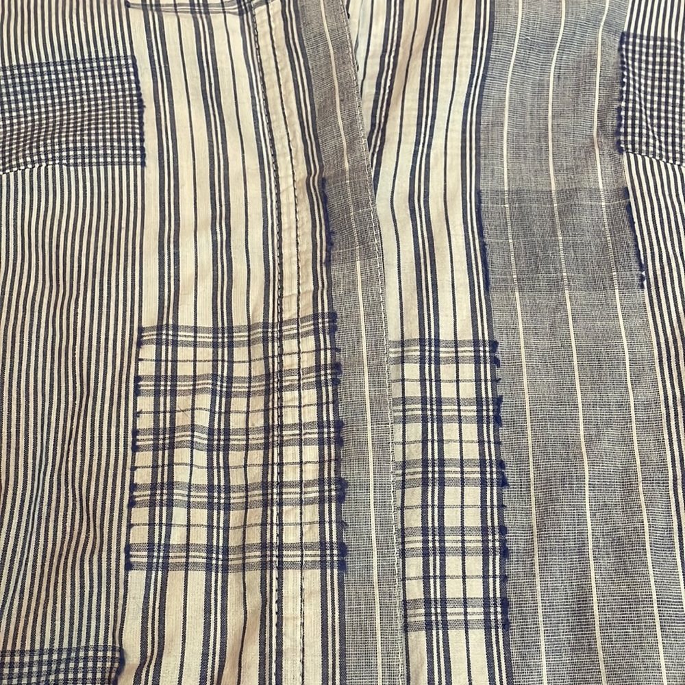 Anthropologie Odille Patchwork Button Down Blouse - image 3